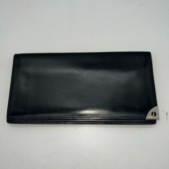 Dunhill Handbags - Dunhill Wallet Purse Long Wallet D Logos Black Silver Authentic